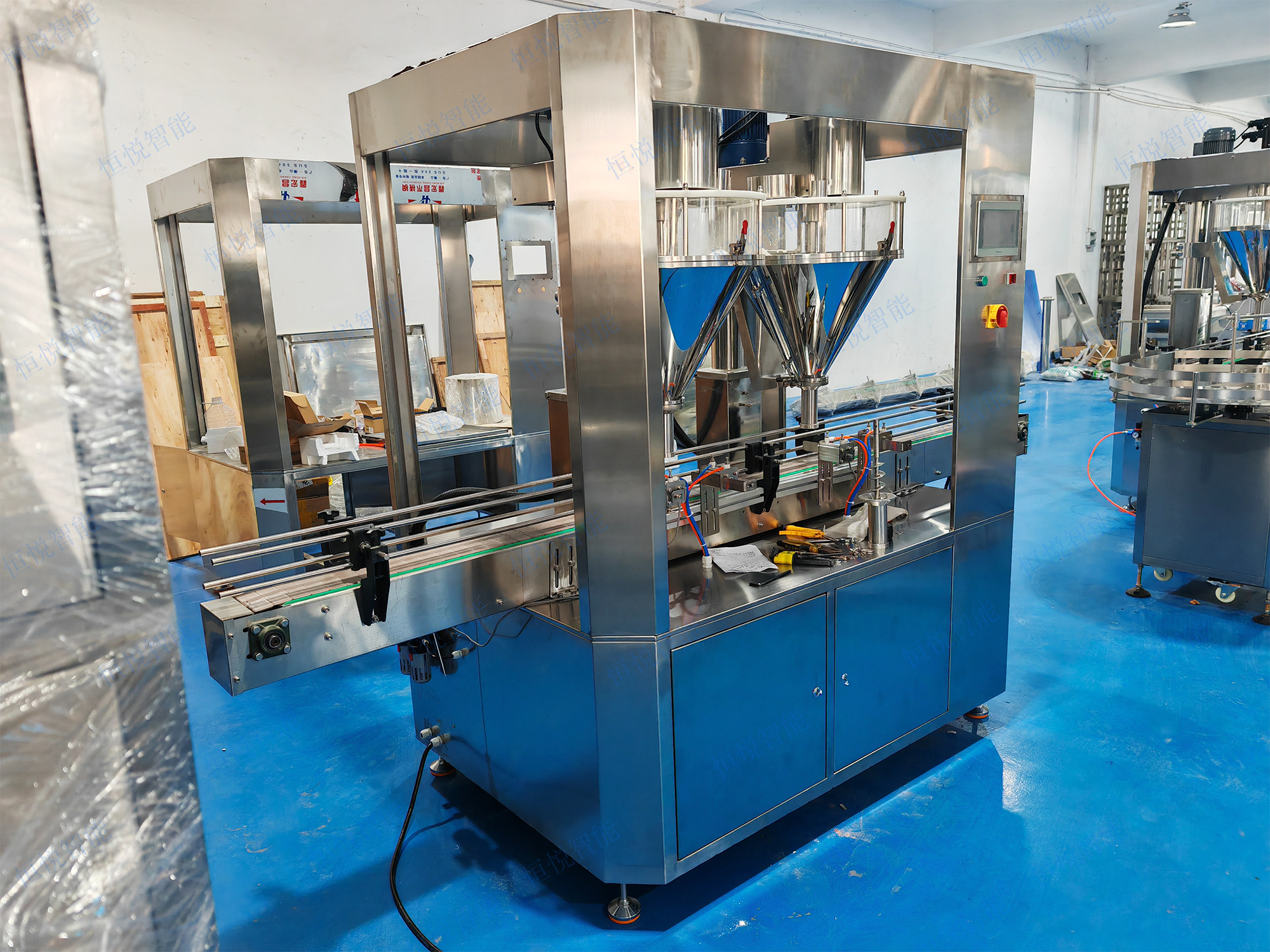 粉劑雙頭全自動灌裝機 粉劑雙頭全自動灌裝機