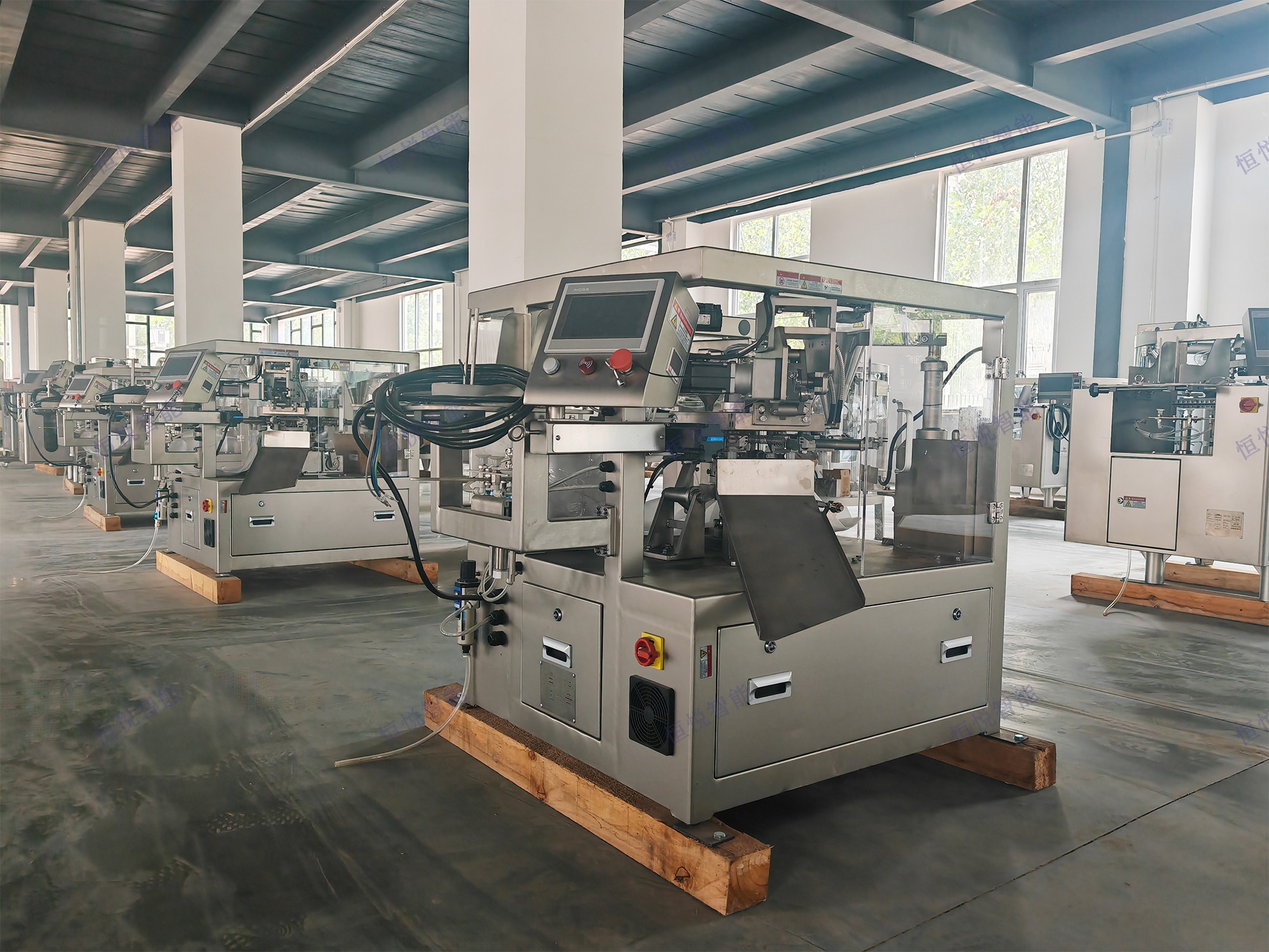 小型給袋式包裝機(jī)高效包裝