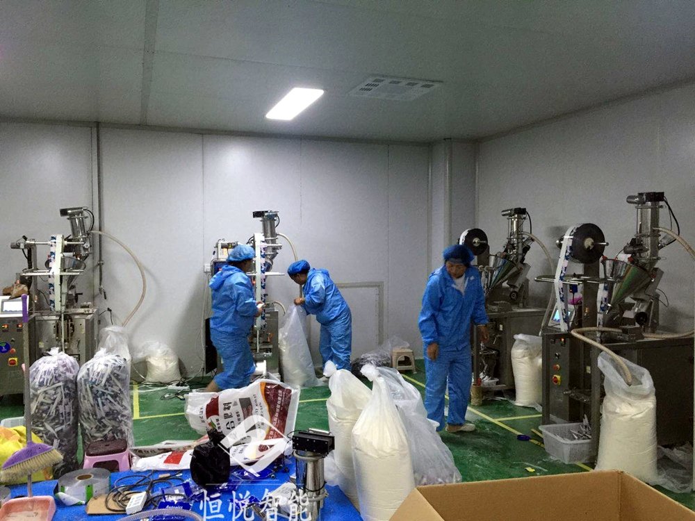 食品粉劑包裝機使用現場