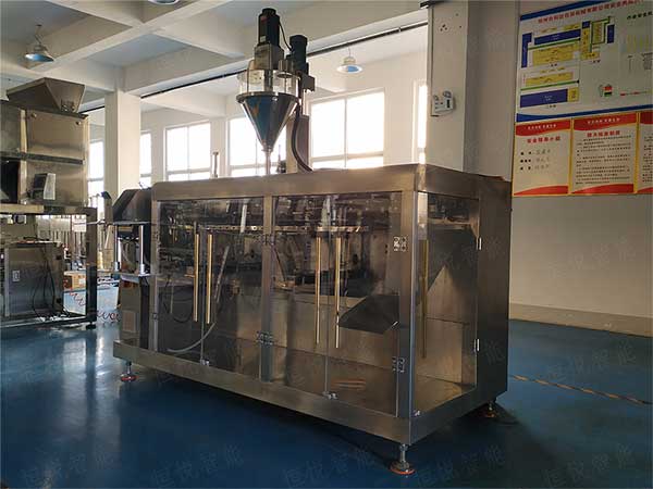 全自動(dòng)水平給袋式包裝機(jī)，多快好省效率高