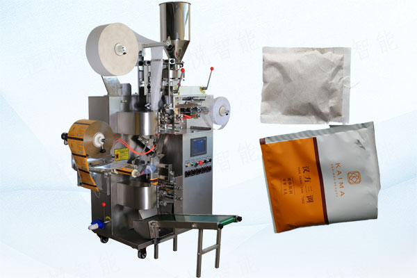 全自動袋泡茶包裝機，內(nèi)外袋一體成型
